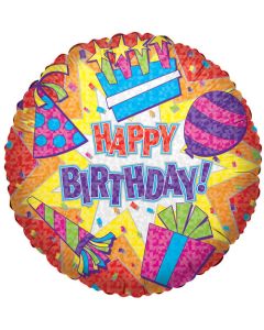 Foliopallo Happy Birthday Party (18")