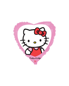 Foliopallo 45 cm, sydän, Hello Kitty