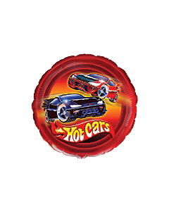 Foliopallo 45 cm, pyöreä, Hot Cars