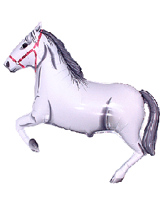Muotofoliopallo Valkoinen Hevonen