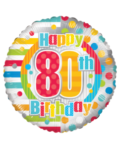Happy 80th Birthday -foliopallo