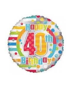 Happy 40th Birthday foliopallo