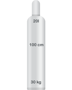 Heliumkaasu  20L   (4m3)