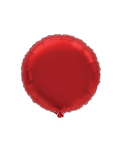 Pyöreä punainen foliopallo