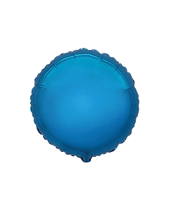 Pyöreä sininen  foliopallo