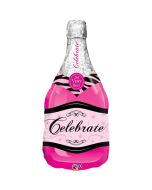 Pink Bubbly Wine