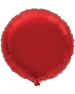 Pyöreä foliopallo punainen