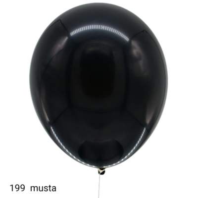 30cm ilmapallo/199-musta