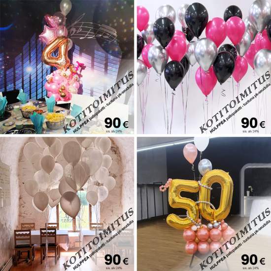 HULPPEA ilmapallojen kotitoimitus