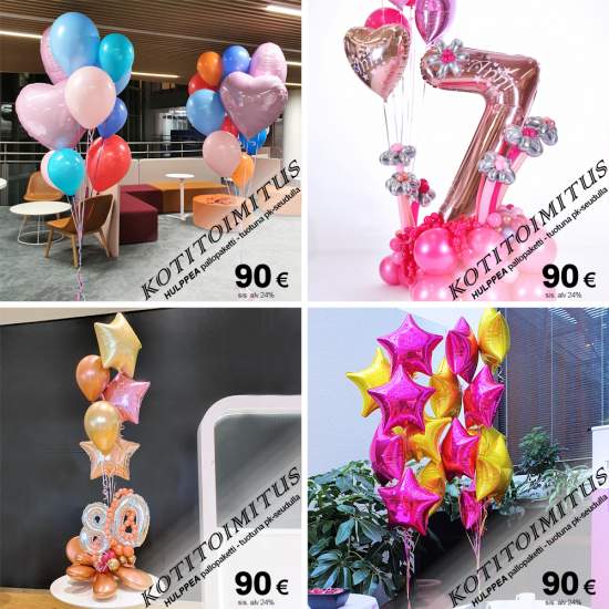 HULPPEA ilmapallojen kotitoimitus