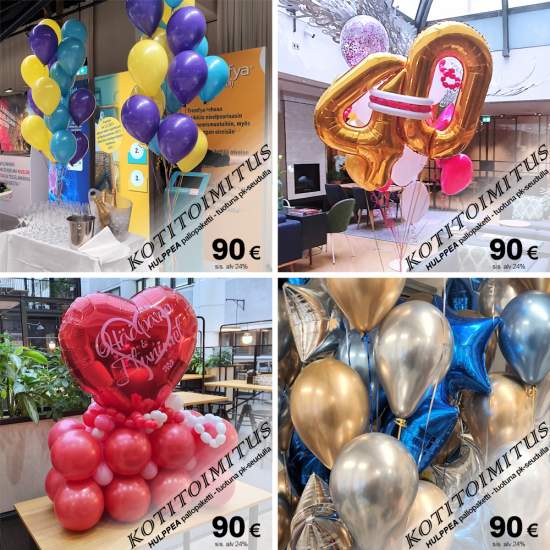 HULPPEA ilmapallojen kotitoimitus