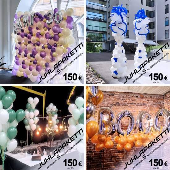 S-kokoluokan ilmapallosomistuksia